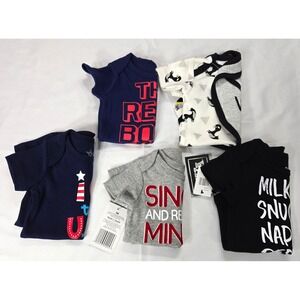 Bodysuits for 3 / 6 / 9 Months & 12 Months BWA Little Beginings Lot of 5 All NWT